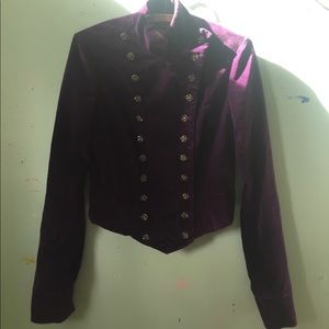 lucky brand purple velvet jimi hendrix jacket